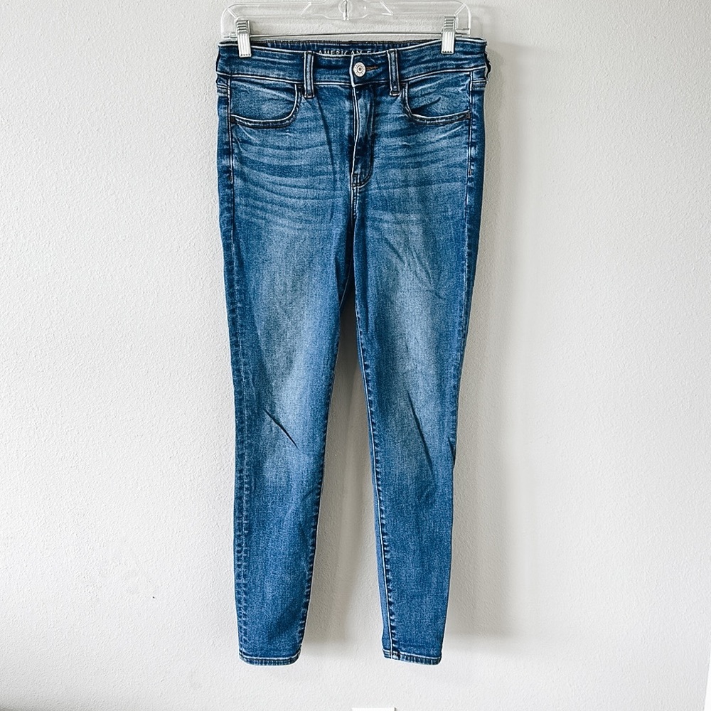 American Eagle Next Level Stretch Hi-Rise Jegging Skinny Jeans Size 8